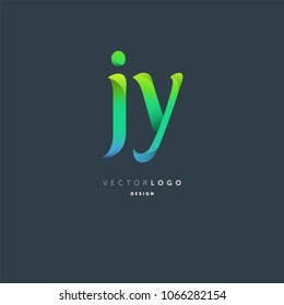 Letters J & Y joint logo icon vector element.
