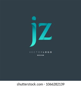 Letters J Z joint logo icon vector element.
