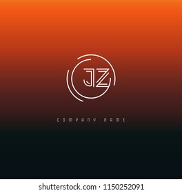Letters J Z Joint logo icon vector element.