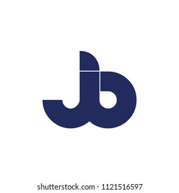 Letters Jb Monogram Design Logo Vector Stock Vector (Royalty Free ...