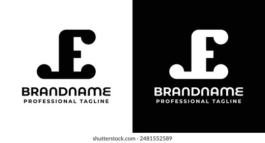 Letters JE Monogram Logo, Great for Multisector Company Branding