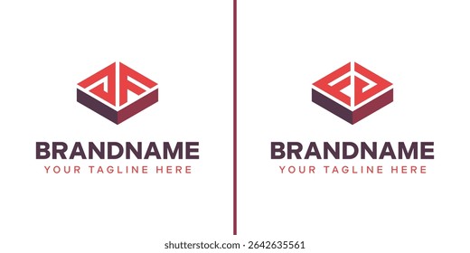Letters JF and FJ Box Logo, symbolizing strength, stability, and precision