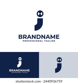 Buchstaben JH oder HJ Monogram Logo, geeignet für Geschäfte mit JH oder HJ Initialen