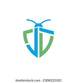 Letters JV Pest Control Logo