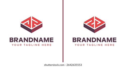 Letters JZ and ZJ Box Logo, symbolizing strength, stability, and precision