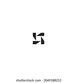 
letters k, s and o simple symbol logo vector