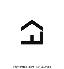 Letters KF Form a home For Logo Design Inspiration