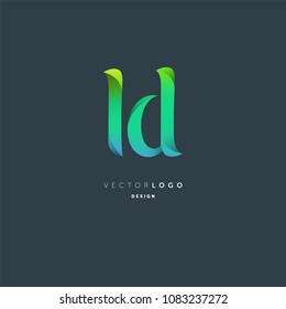 Letters L & D joint logo icon vector element.
