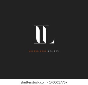 Letters I & L Joint logo icon vector for business card and corporate identity.