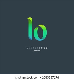 Letters L & O joint logo icon vector element.
