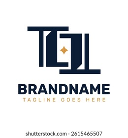Letters L1 or Number 1L Monogram Logo
