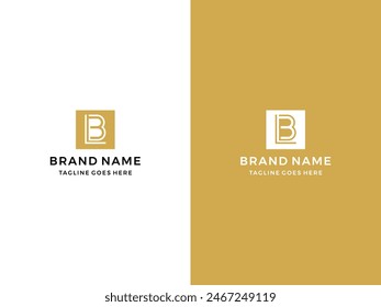 Letters LB or BL initial logo design vector illustration