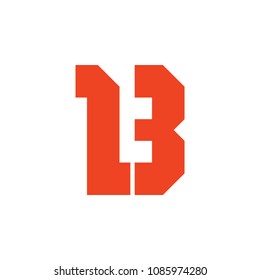 letters lb linked geometric design logo