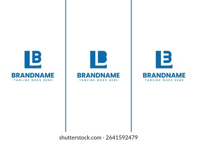 Letters LB Monogram Logo, suitable for any brand with LB or BL initials