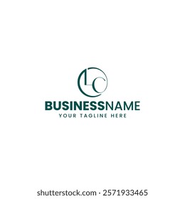 Letters LC Monogram Logo Design