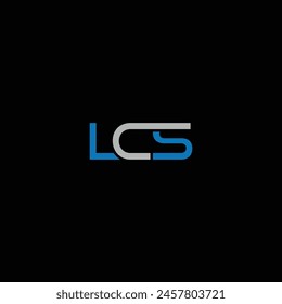 Letters LCS logo vector Illustration