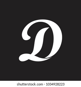 letters ld curves linked design logo
