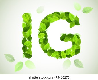 letters from leaves