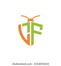 Letters LF Pest Control Logo