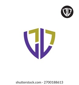 Letters LL Logo Shield Design