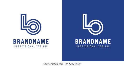 Letters LO Monogram Logo, suitable for any business with LO or OL initials