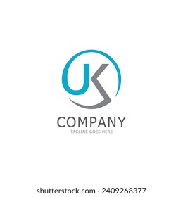 letters logo jk  kj  j and k icon vector