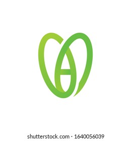 Letters A logo with a simple and elegant design. the concept of using minimal and clean. suitable for health, yoga, fitness, healing, personal and others