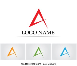 A letters logo and symbols