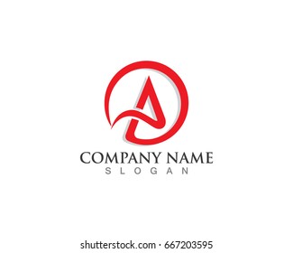 A letters logo and symbols