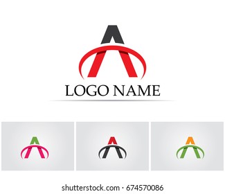 A letters logo and symbols