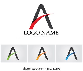 A letters logo and symbols