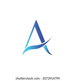 letters A logo template. Abstract icon
