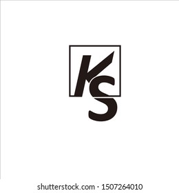 LETTERS LOGO VECTOR K, S, FOR BRAND NAMES AND COMPANIES