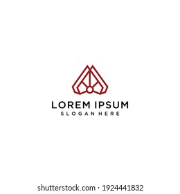 Ein Logo mit Buchstaben, Vektorsymbole	