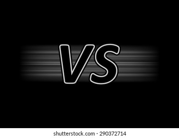 Letters logo VS
