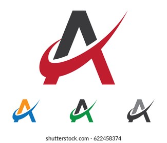 A letters logos and symbols