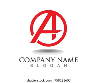 A letters logos Template 