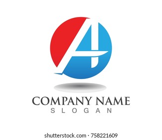 A letters logos Template 