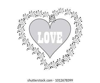 Letters of Love. vector illustration