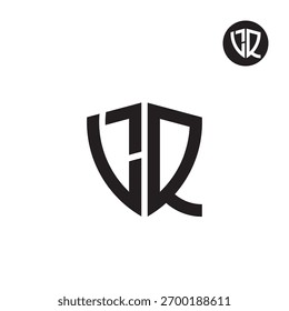 Letras LQ Diseño de Escudo de Logo