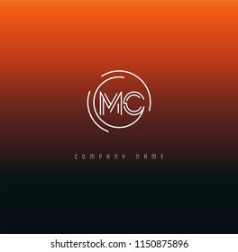 Letters M & C Joint logo icon vector template.