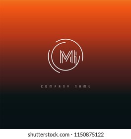 Letters M I Joint logo icon vector template.
