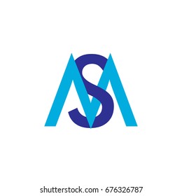 letters m s 3d design logo vector