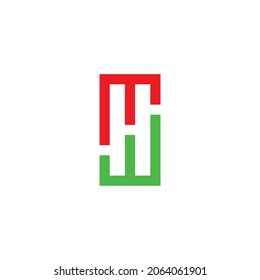 the letters M and w tiers, letter H invisible simple symbol logo vector
