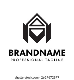 Letters MA Monogram Logo, suitable for any business with MA or AM initials