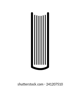 The letters are made of clever books.