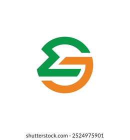 letters mcj abstract circles colorful logo vector 