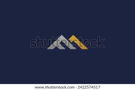 letters mf or fm logo icon design vector design template inspiration