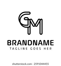 Letters MG Monogram Logo, for business with MG or GM initials