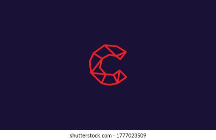 Letters monogram icon logo C